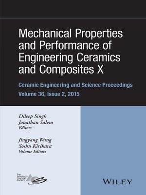 cover image of Mechanical Properties and Performance of Engineering Ceramics and Composites X